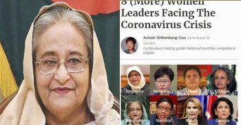 করোনা প্রতিরোধে শেখ হাসিনার পদক্ষেপ প্রশংসনীয়: ফোর্বস