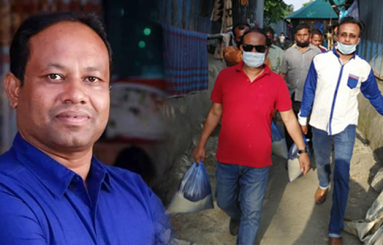 নীরবে জনসেবায় কাজ করছে ইউপি চেয়ারম্যান খোকন