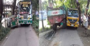 ঝুঁকিপূর্ণ ছাগলনাইয়া-মুহুরীগঞ্জ সড়ক : বাড়ছে দুর্ঘটনা