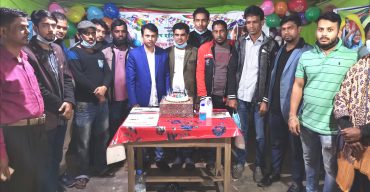 ছাগলনাইয়ার ঘোপালে সায়েমা ওয়াজেদ পুতুলের জন্মদিন পালন করল যুবলীগ