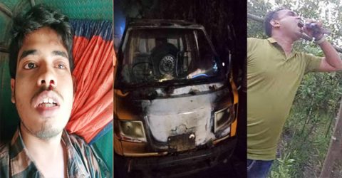 সোনাগাজীতে মামলা করায় ট্রাক পুড়িয়ে দিল সন্ত্রাসীরা