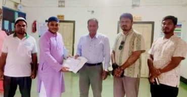 এলজিইডির পিডির হাতে প্রস্তাবনা তুলে দিলেন নবাবপুর ইউপি চেয়ারম্যান জহির