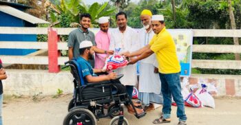 প্রত্যহ ফাউন্ডেশন এর উদ্যোগে প্রথমবারের মতো ঈদ সামগ্রী বিতরন